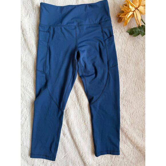 Zyia Active Crop Leggings Size 6-8 Green - Picture 1 of 4